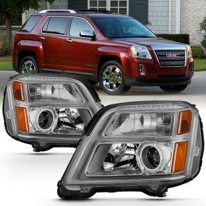 Передняя оптика хромированная для GMC Terrain 2010-2015 